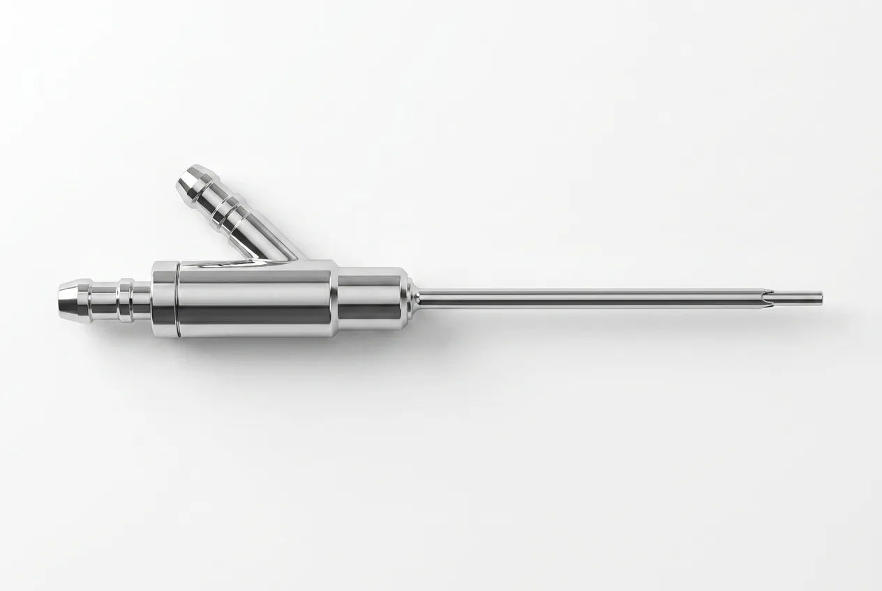 Aiguille de remplissage azotage pour machine B+S FAW Ø4x2.6 bout droit